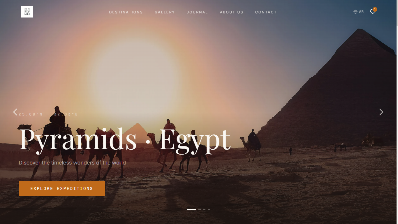 NilU — Tourism Company Booking System