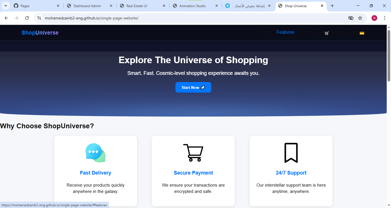 Static Shop — Frontend-Only Store Demo